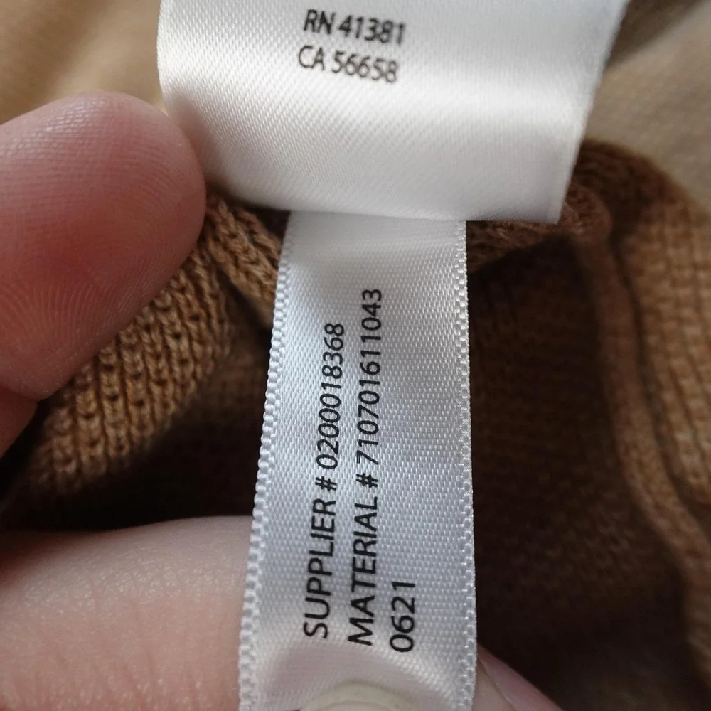 Polo Ralph Lauren Sweater Mens 2XL Beige Pima Pony Waffle Knit‎ 1/4 Zip Pullover